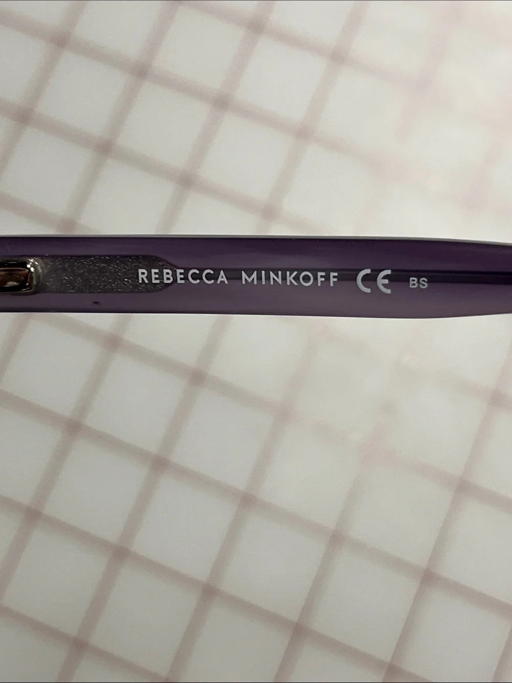 REBECCA MINKOFF NWOT Brooke 2 Preppy Academia Translucent Lilac Round Frames 49